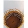 Image 6 : Wicker and Wood Plant Stand - PICK UP