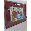 Image 3 : Cross Stitch Winter/Christmas Scene Framed Picture- 21.5" x 17.5"