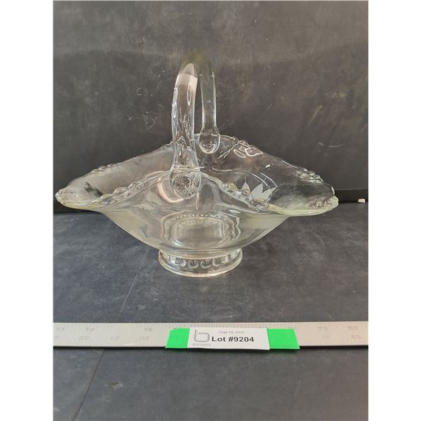 Etched Glass Servery Basket