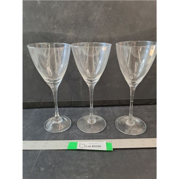 Set Of (3) Wine Glasses