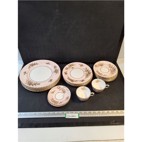 Partial Set of Aynsley Bone China Dishware