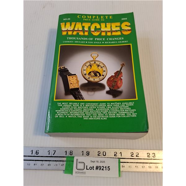 2005 Complete Price Guide to Watches