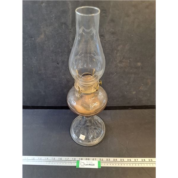 Vintage Oil Lamp - 18.5" High - PICK UP PREFERRED