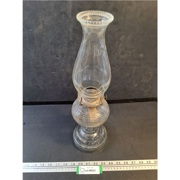 Vintage Oil Lamp - 17" High - PICK UP PREFERRED