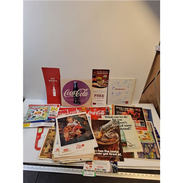 Vintage Assorted Coca-Cola Advertising/Memorabilia