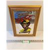 Image 1 : #Vintage Coca-Cola Framed Mirror - 10.5" x 14"
