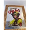 Image 2 : #Vintage Coca-Cola Framed Mirror - 10.5" x 14"