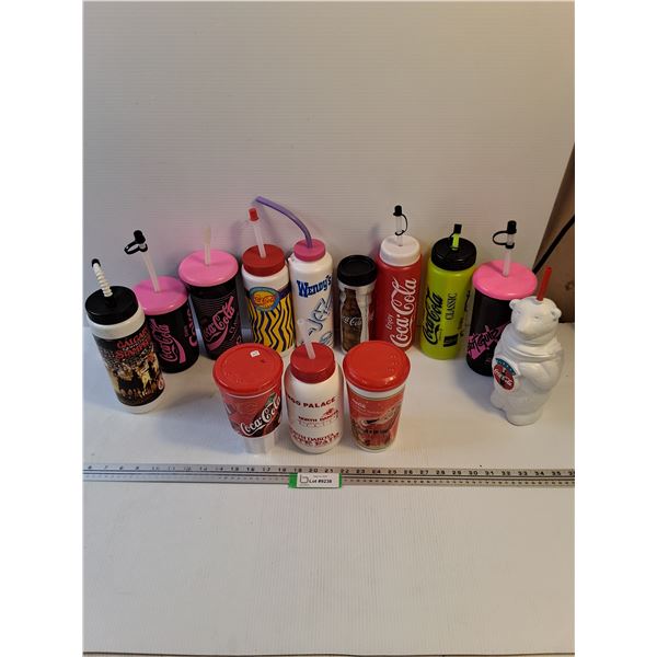 (13) Coca-Cola Related Plastic Beverage Containers