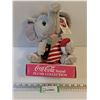 Image 1 : Coca-Cola Plush Elephant - 10" High