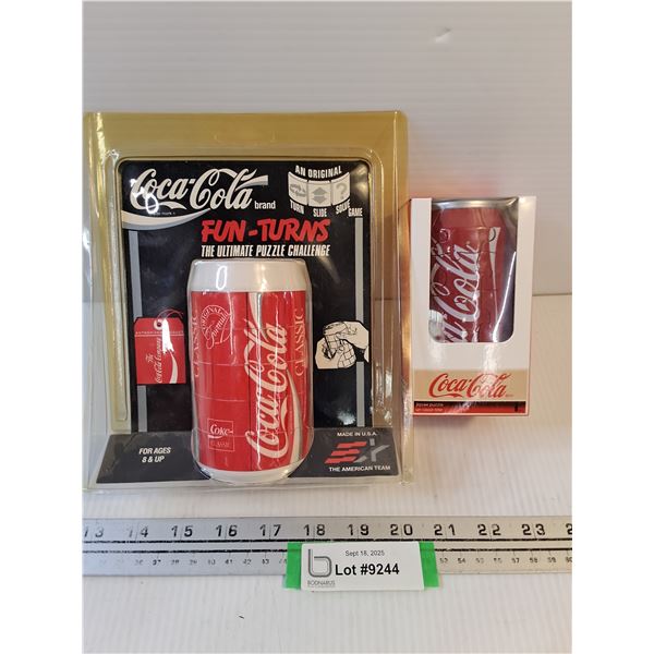 (2) Coca-Cola "Fun Turns" 3D Puzzles (NIB)