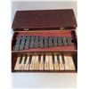 Image 2 : #Vintage Schornhut Miniature Grand Piano with Actual Key Tones - 13x13x9"