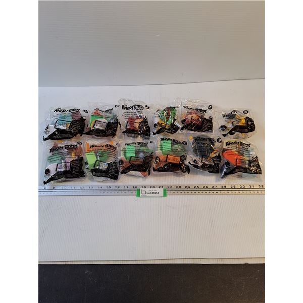 (10) McDonald's Unopened "Angry Birds" Happy Meal Toy Packs