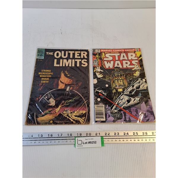 (2) Comic Books (Outer Limits, Star Wars)
