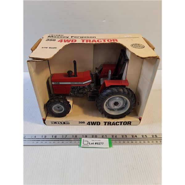 ERTL 1/16 Scale Massey Ferguson 398 4WD Tractor