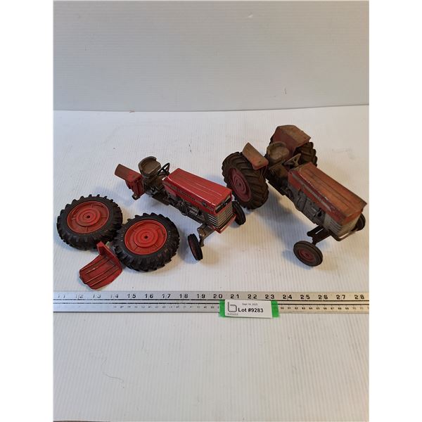 (2) ERTL 1/20 Scale Massey Ferguson Tractors - As is