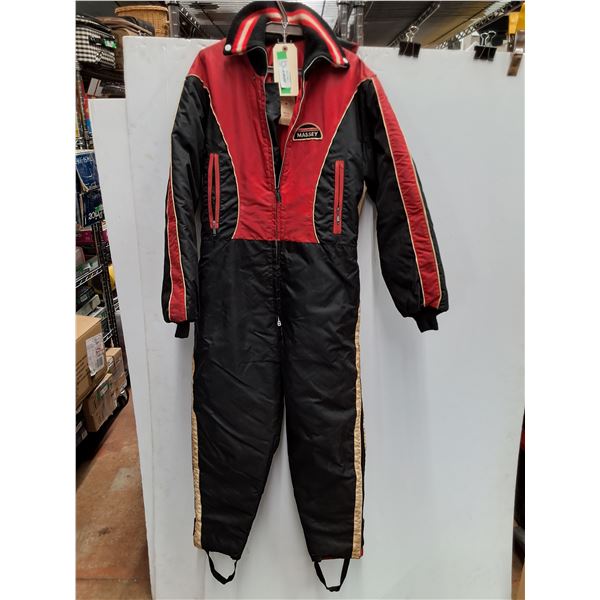 #Massey Ferguson Men's Medium Black/Red/White Snow Suit