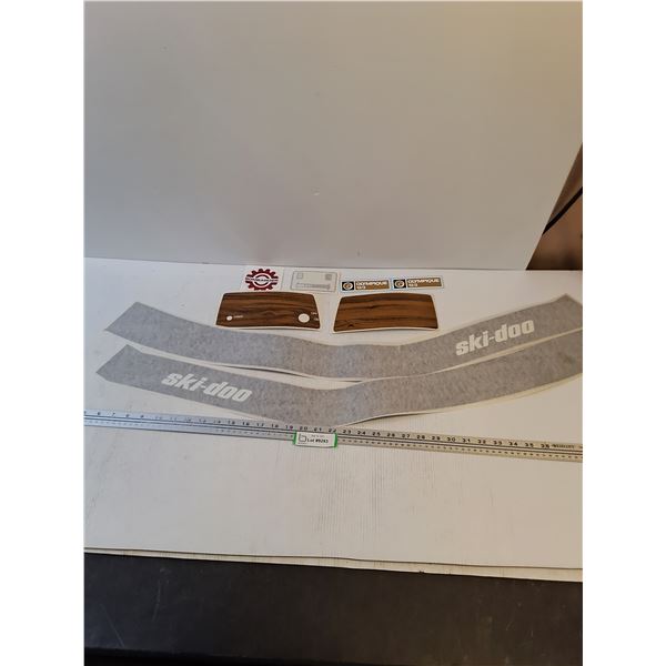 Assorted Vintage Decals (Ski-Doo, Bombardier, Olympique)