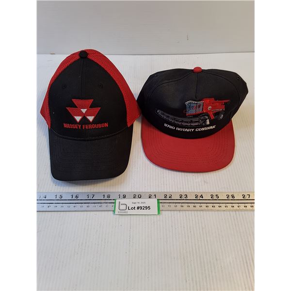 (2) Massey Ferguson Adult Size Ball Caps