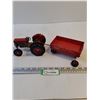 Image 1 : ERTL 1/20 Scale Massey-Ferguson Tractor & Wagon - As is