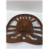 Image 5 : Antique Cast Iron Tractor Seat - 17" x 15"  - PICK UP