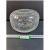 Image 1 : Crackle Glass Light Fixture Cover - 10" x 6"