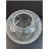 Image 3 : Crackle Glass Light Fixture Cover - 10" x 6"