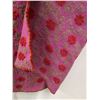 Image 4 : Red Flower Wool Throw Blanket - 54" x 76"