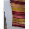 Image 2 : Striped Heavy Outdoor Rug - 56" x 65" - DOG Hair
