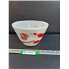 Image 1 : Fire King Red & White Kitchen Aid Mixing Bowl - 8.5" x 5"