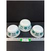 Image 1 : (3) Vintage Hazel Atlas Kitchen Aid Mixing Bowls Set