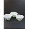 Image 4 : (3) Vintage Hazel Atlas Kitchen Aid Mixing Bowls Set