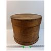 Image 1 : Bent Wooden Box w/Lid - Some Wear - 13.5" x 17" - PICK-UP