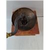 Image 3 : Antique Manual Coffee Grinder- 9" x 8" x 10"