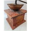 Image 6 : Antique Manual Coffee Grinder- 9" x 8" x 10"