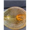 Image 4 : Vintage Golden Amber Glass Hen on Nest Covered Dish