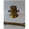 Image 5 : Brass Mortar And Pestle