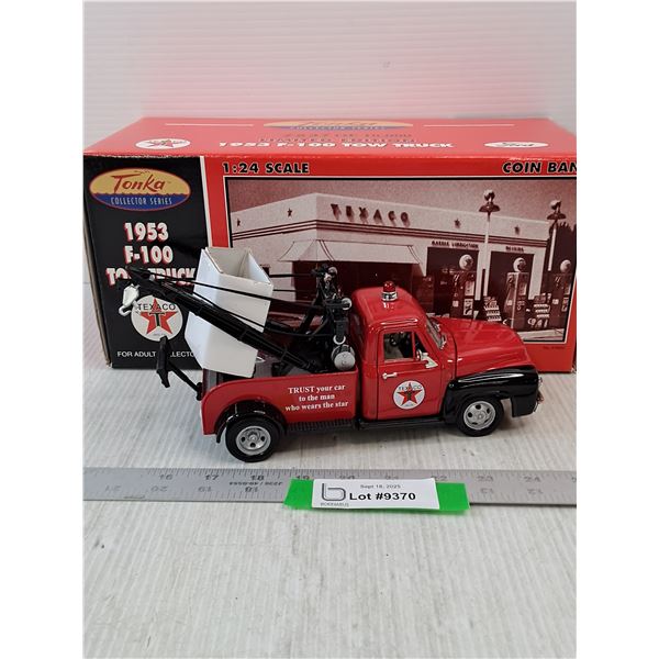 1953 F-100 Tow Truck Coin Bank- Tonka Collector's Seris