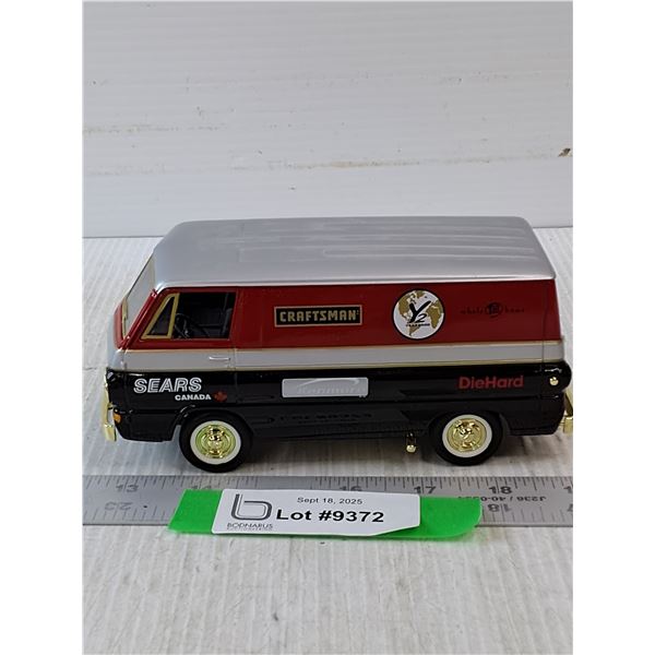 Sears Craftsman Collectible Coin Bank- Has Key