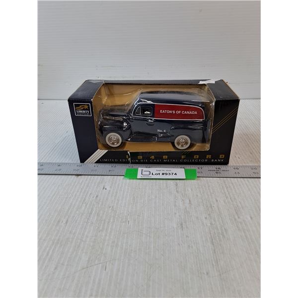 Eatons Limited Edition Die Cast Metal Collector Bank- As Is