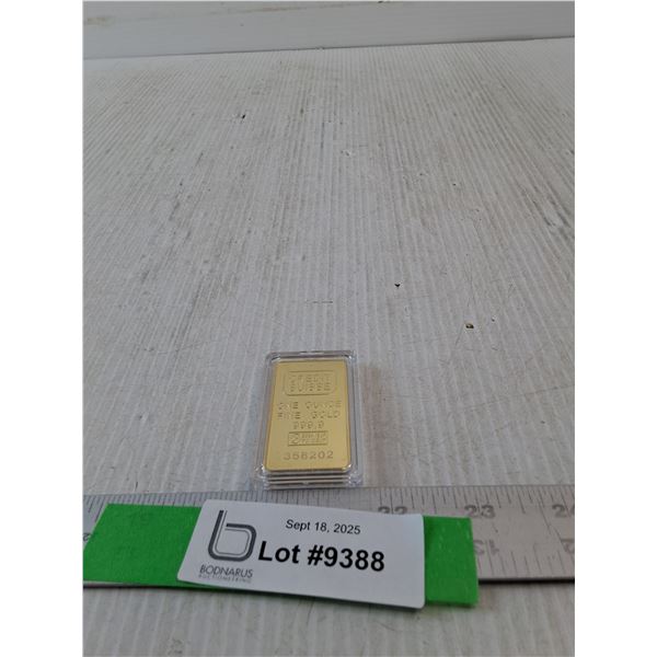 Credit Suisse One Ounce Gold- Replica- Cannot Authenticate