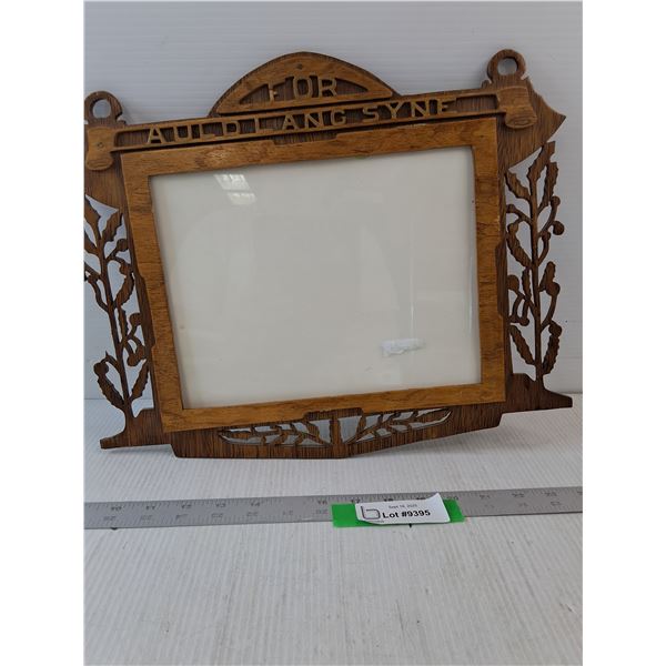 For Auld Lang Syne Fretwork Picture Frame