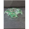 Image 5 : Green And Clear Glass Candy Dish