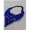 Image 4 : Blue Neck Piece Costume Jewelry