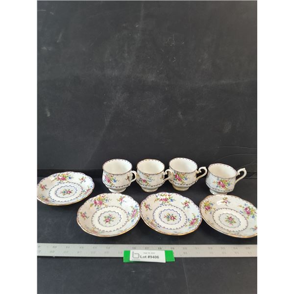 (4) Royal Albert Teacups And Saucers