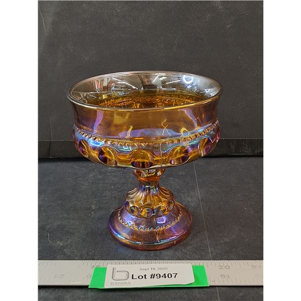 Kings Crown Marigold Carnival Candy Dish