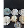 Image 3 : (10) Cups And Saucer- Coalport, Paragon, Colclough, Adderly, East German, Chintz, etc
