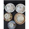 Image 6 : (10) Cups And Saucer- Coalport, Paragon, Colclough, Adderly, East German, Chintz, etc