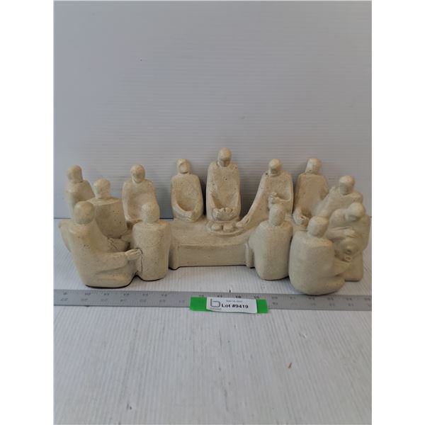 Last Supper Sculpture- 18"- Has Been Repaired  -  PICK UP