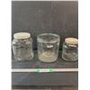 Image 1 : (3) Assorted Jars, 2 of them coffee