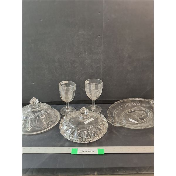 (5) Canadian Glass Dishes